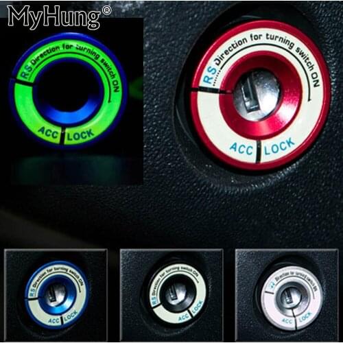 Luminous Ignition key ring cover For AUDI A4 A6 A8 Q3 Q5 Q7 TT For Volkswagen golf 6 7 GTI polo jetta BORA Tiguan Car Styling