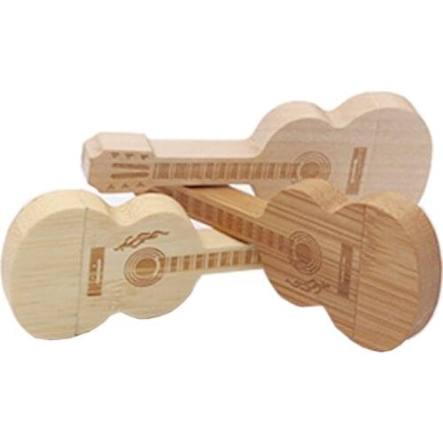 Pendrive Wooden guitar usb flash drive 4GB 8GB 16GB 32GB 64GB 128GB memory stick cute gift pen drive for tablets