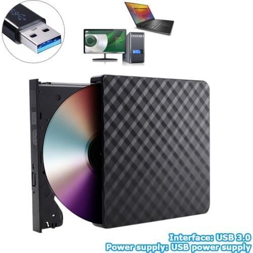 External DVD Drive Optical Drive USB3.0 DVD Burner Recorder CD/DVD ROM CD RW External Optical Drive for Laptop PC