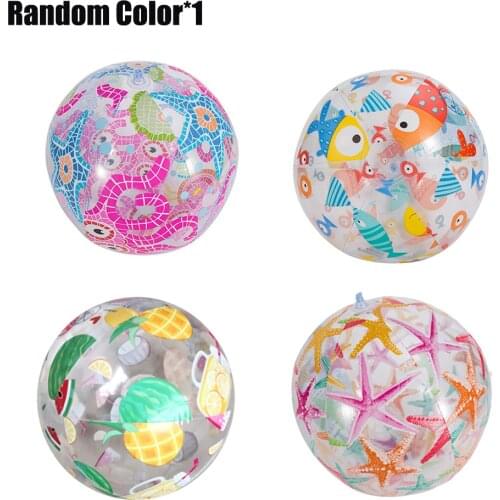 1pcs Children Inflatable Beach Ball Water Toys Outdoor Summer Swimming Pool Toy PVC Inflatable Elastic Beach Float Water Ball