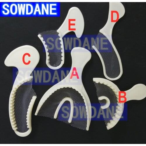 10pcsDisposable Impression Bite Registration Net Tray Disposable Plastic Bite Registration Trays With Net