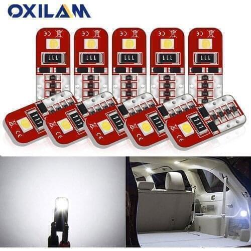 10x T10 W5W Car LED Bulb for BMW E46 E90 E60 E39 E36 F10 F30 X5 E53 E70 E87 M3 M5 M Interior Dome Light Trunk Lamp Parking Light