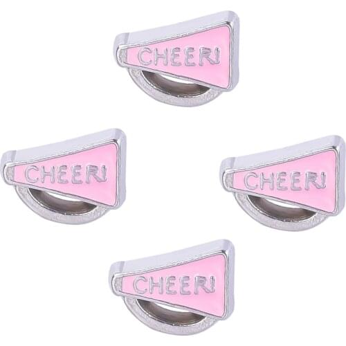 20Pcs/Lot F183 SPorts Cheerleaders Floating Charms Making Glass Locket Jewelry Aceessories