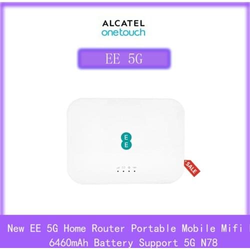 2021 New EE 5G Home Router Portable Mobile Mifi Hotspot Wireless Access Point Sim Mobile Wifi 6460mAh Battery Support 5G N78