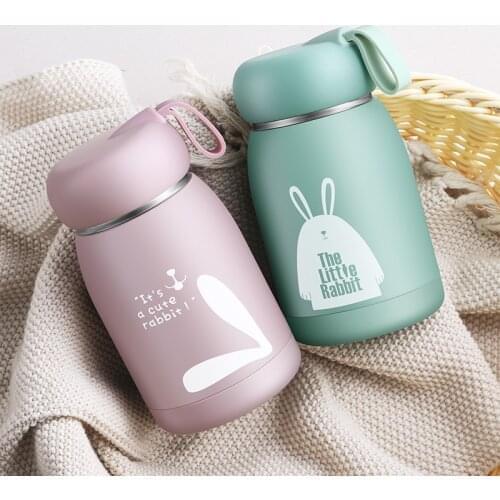 330ml Thermos Bottle Stainless Steel Thermal Cup Thermomug Water Bottle Vacuum Flasks Water Terms for Termo Animal Mug Bidon
