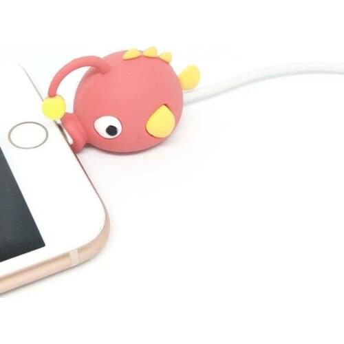 3D Animal Cable Protector USB Cable Accessory Data Line Cable Saver Cover For Apple IPhone Charger Cable Winder Cable Organizer