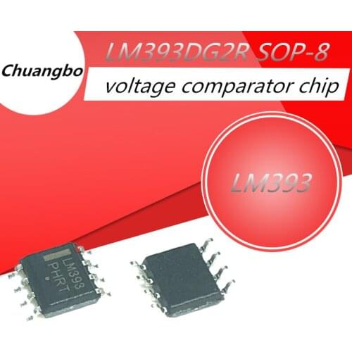 5PCS-10PCS/lot LM393 LM393DG LM393DR2G SOP8 SOP-8 In Stock