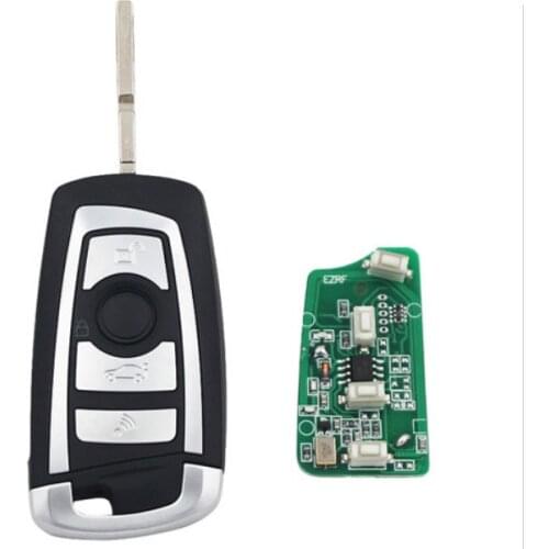 5pcs OEM modified 3 button remote key with HU92/HU58 blade 315mhz/433mhz for BMW EWS X3 X5 with PCF7935 ID44 chip