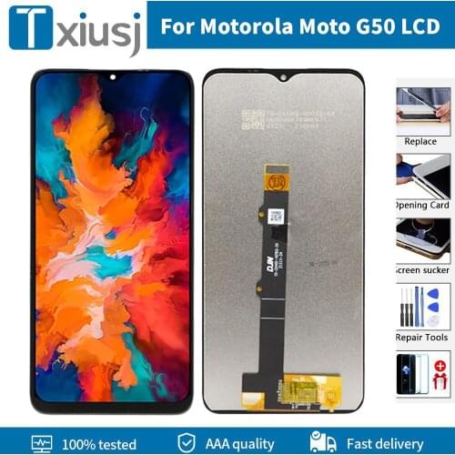 6.5'' New Original For Motorola Moto G50 LCD Display Touch Screen Assembly For Motorola G50 LCD XT2137-1,XT2137-2 Display