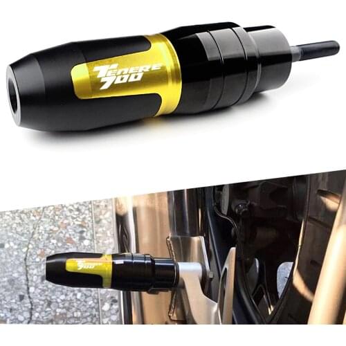 Motorcycle CNC Accessoires Falling protection Exhaust Slider Crash pad slider with logo For Yamaha TENERE 700 TENERE700 2019-202
