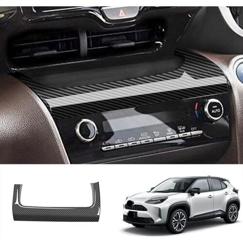 Car Instrument Air Conditioning Duct Panel Duct Center Air Outlet Decorative Frame for Toyota Yaris Cross 2020-2021