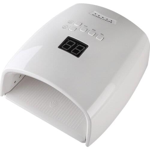 Wireless 86w UV LED Nail Lamp 86W For Curing All Gel Polish Nail Dryer Sun Light Lamp Manicure Smart LCD Display Rechargeable