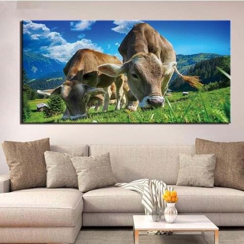 Large DIY Diamond Painting Cows Netherlands Animal diamond mosaic picture of Rhinestones Embroidery sticker 5D Cross-stitch