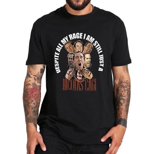 Nicolas Cage T Shirt Funny Movie Star Classic Roles T-Shirt High Quality Crew Neck Premium Soft Tee Tops
