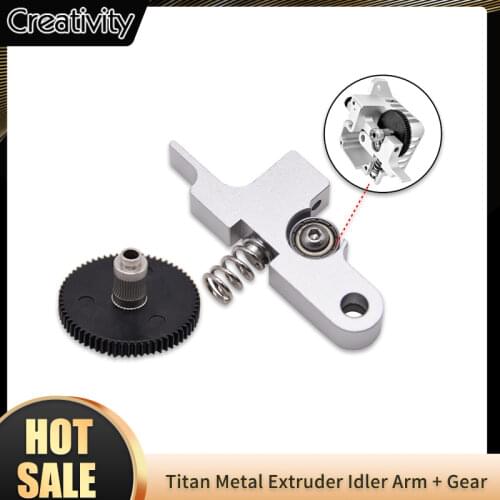 Titan Aero Metal Extruder Idler Arm Gear with 66 Teeth 1.75mm Prusa i3 Ultimate Artillery Sidewinder X1 Titan Extruder Parts