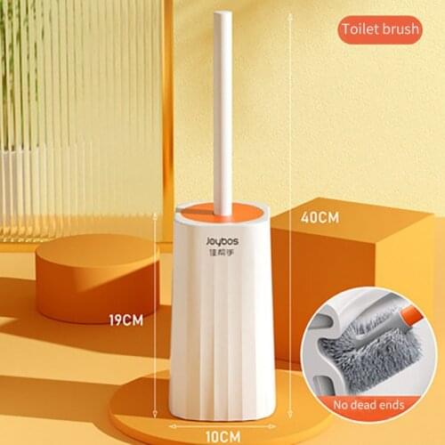 Joybos Standing Toilet Brush With Cleaning Tube PP Corner Cleaning Brush Home Household Bathroom Accessories Sets