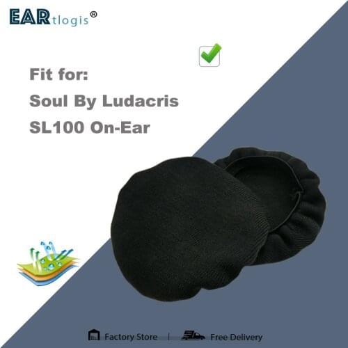 Earpads for Soul By Ludacris SL100 SL 100 On-Ear Headphones Stretch Covers Sweat Absorption Washable Germproof Deodorizing
