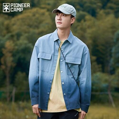 Мужские длинные рубашки Pioneer Camp China At AliExpress