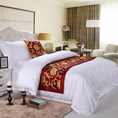Bed flag bed towel five-star hotel bedroom home luxury bed carpet