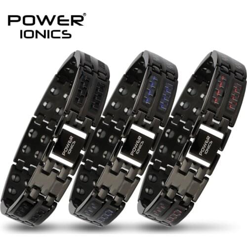 POWER IONICS Red Bracelets