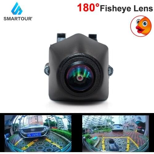 SMARTOUR 180 Degree Car Front View Parking LOGO Night Vision Front View Camera for Audi A4L CCD Chip Logo Mark Vehicle Camera