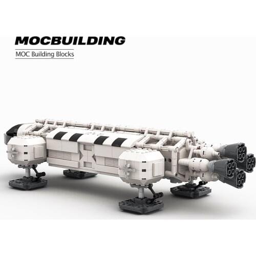 MOC Building Block Space Series Wars Bricks Eagle ModelDiy AssembleSpaceport Space 1999 Shuttle Launch Toys For Children Gifts