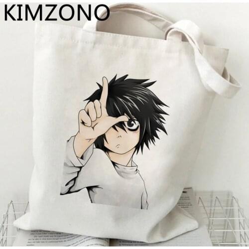 Death Note Misa Amane shopping bag canvas cotton handbag tote bag tote boodschappentas string sac tissu