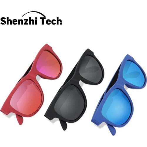 Smart Audio Sunglasses Bone Conduction Glasses Open Ear Headphones Music & Hands-Free Calling Touch Control Eyeglasses