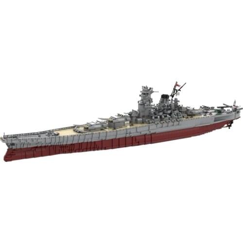 War2 Military Series WW2 German Bismarck Battles Cruiser Model Bricks World Warship Building Blocks Weapon Kids Toys Gift