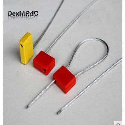 10 pcs/lot 270mm long Stainless Steel tightening Wire Seals Padlock Cable Tie tightener Ties Container Seal Lock for Logistics