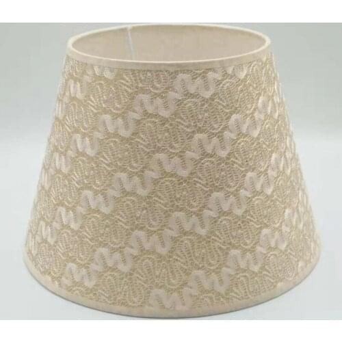 30cm E27 Art Deco Lamp shades for table lamps Fabric golden /silver round lampshade modern style lamp cover for home decoration