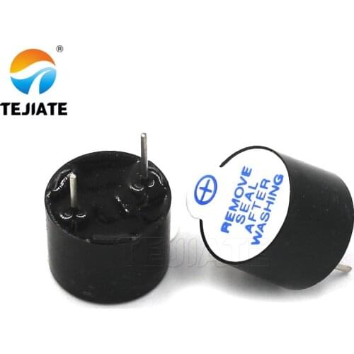 5pcs/set 5V Active Buzzer kit Magnetic Long Continous Beep Tone Alarm Ringer 12mm Mini Active Piezo Buzzers 12MMX9.5MM