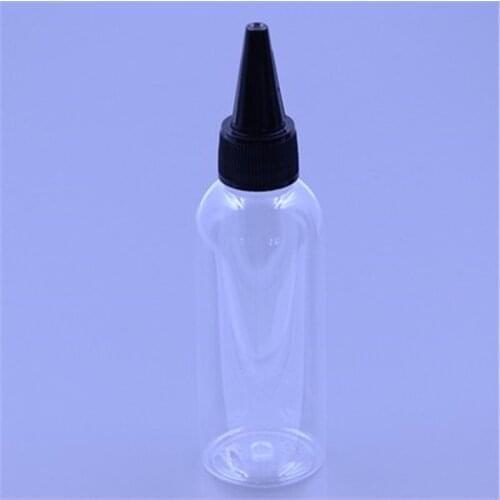 50pcs 80ml Empty lotion refillable bottle Long Tip Cap Portable Bottles shampo body wash Cream Cosmetic Packaging Containers