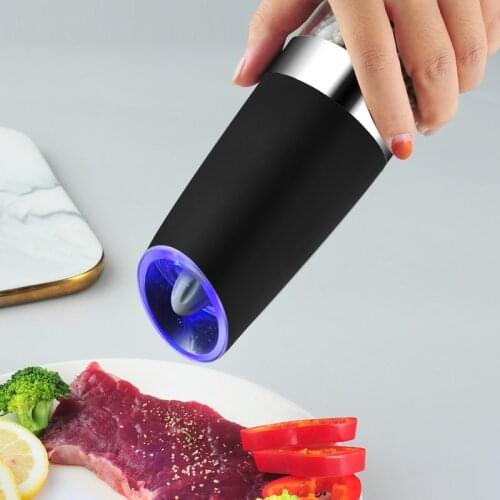 Electric Pepper Mill Sea Salt Pepper Grinder Automatic Gravity Spice Shaker Kitchen Accessories Cooking BBQ Seasoning Tools