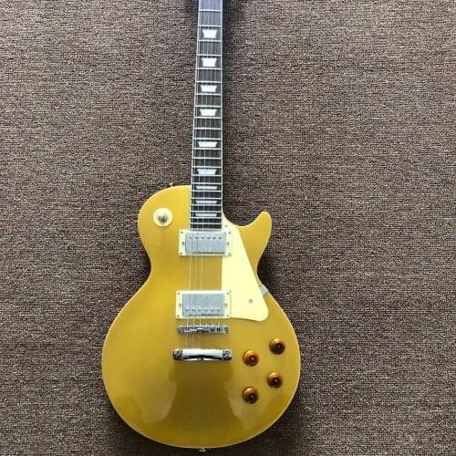 Hot Sale Electric Guitar,Gold top,Rosewood Fingerboard,One Piece Of Body & Neck,Free Shipping