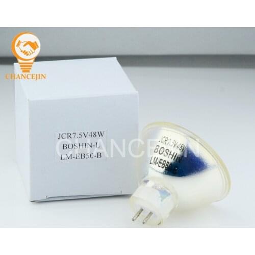 BOSHIN JCR 7.5V48W halogen lamp fiber light bulb instrument detection lamp can replace Moritex LM-EB50-BLM-EB50-B