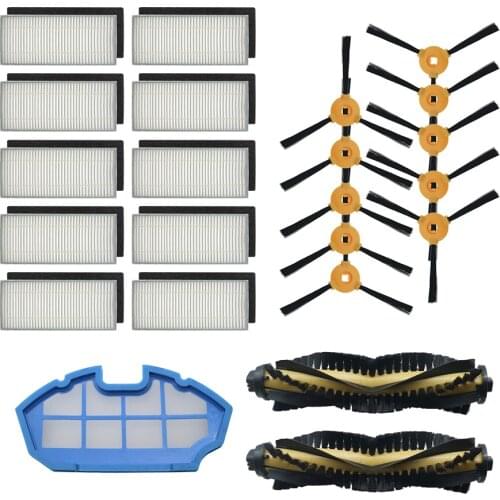 Hot sale Replacement Accessory Kit Filter Main Brush Side Brush For Ecovacs DEEBOT N79S N79 Robotic Vacuum Cleaner Filter+Brush