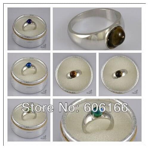 Wholesale Mood Ring changes 12 color to the temperature of your blood fashion Alloy ring mix size 30pcs