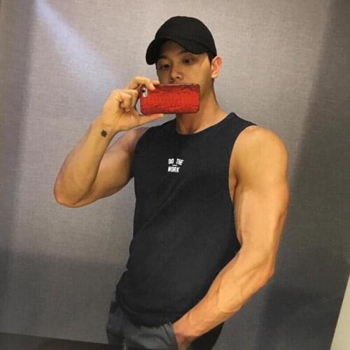 Summer Running Vest Gym Clothing Mesh Bodybuilding Stringer Tank Top Men Fitness Sleeveless Shirt Quick Dry Singlets Sportswear