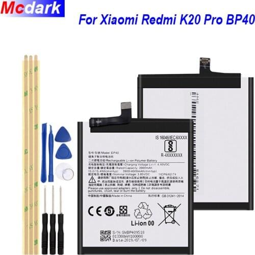 Mcdark Xiaomi Redmi K20 Phone Batteries