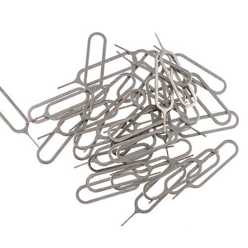 Metal Sim Card Tray Removal Eject Pin Key Tool Needle For iphone 4 5 6s 7 Plus For amsung Galaxy S7 edge Huawei P9 Lite Phones