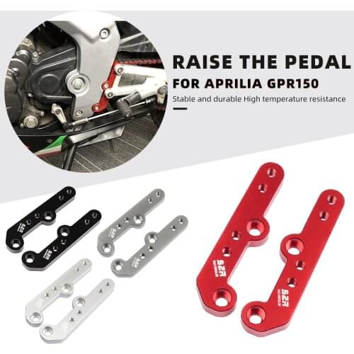 Motorcycle CNC Adjustable Rear Set Rearsets Footrest Foot Rest Raise Pedals For Aprilia GPR125 GPR150 GPR 150 RS4 125