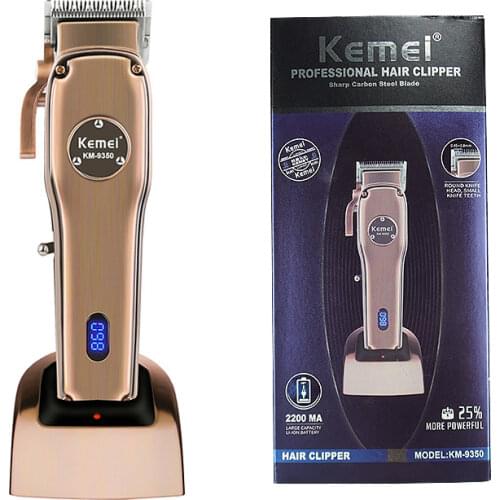 Barber Professional Hair Trimmer LED Digital Display Beard Hair Clipper Low Noise Men Hair Cutting Machine Haircut Razor Edge