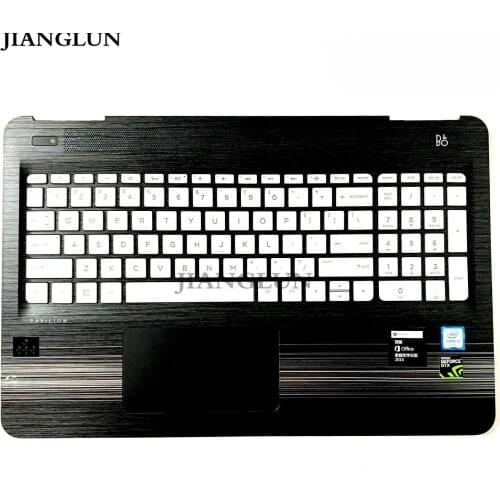 JIANGLUN For HP Pavilion 15-BC 15T-BC000 Palmrest w/ Backlit Keyboard & Touchpad 858971-001