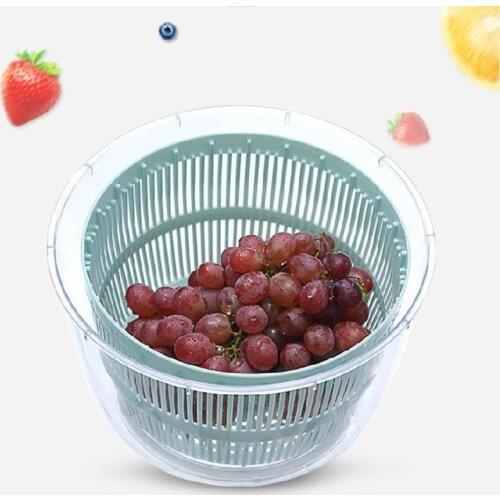 Drain Baskets Fruits Mixer Gadgets Multifunctional Dish Washing Basin Jumbo Spinner Hand-Crank 1PC Lettuce Dryer
