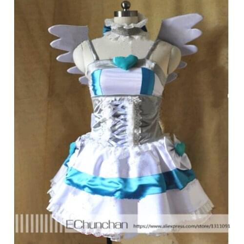 Panty & Stocking costume from Stocking Angel Cosplay dress Costume Custom Made any size includes the Props wings