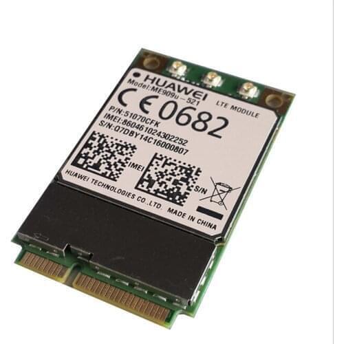 In stock! Huawei Unlocked ME909U-521 10pcs 4G FDD LTE Mini pcie GSM B1/B2/B3/B5/B7/B8/B20 WCDMA Support GPS Voice Message