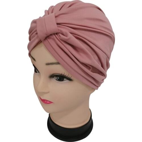 Durag womens bandana Women plain solid turban head-wrap hair accessories hand hat hair cap chemo cap head bezel for girls