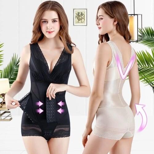 SURE YOU LIKE Women Corset High Waist Trainer Butt Lifter Open Crotch Shapewear Sexy Shaper Bodysuit Slimming Hip Raise Corset