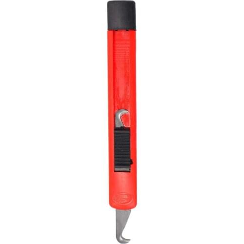 1Pc 13cmx2cm Retractable Golf Hook with Double Sided Blade Safe Utility Knife Golf Club Grips Shaft Accessories Plastic & Alloy